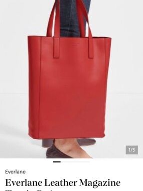Everlane Magazine Tote in BLACK